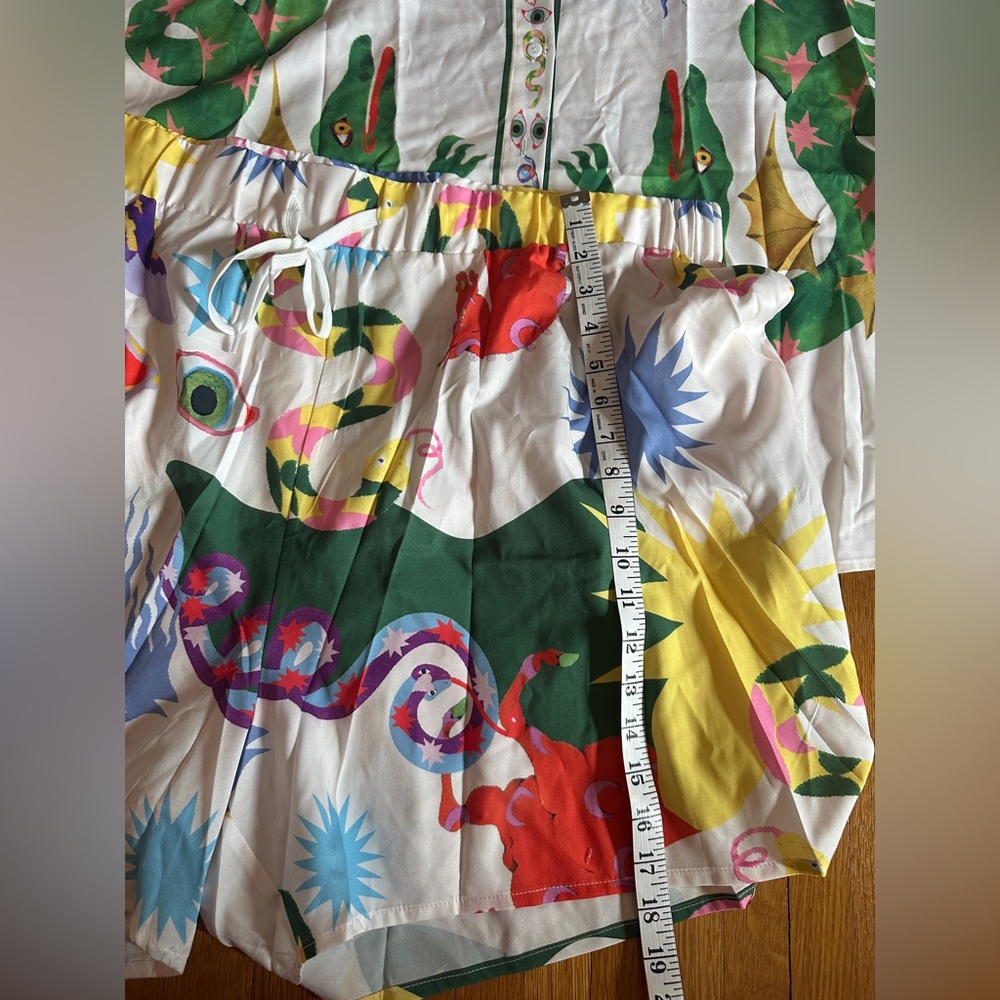 Dragon Motif Matching Shirt & Short Set, Size 6X, NWOT - Picture 3 of 8